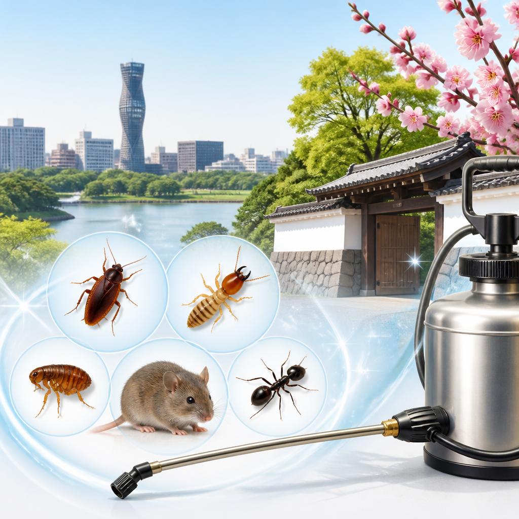水戸市の害虫駆除はお任せ！