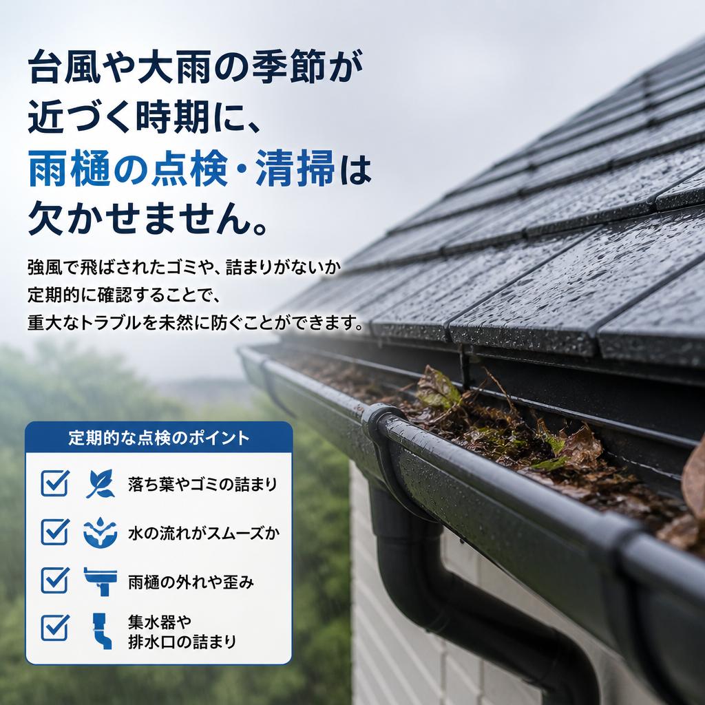 2. 大雨・台風に備えたメンテナンス